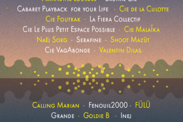 affiche de programmation du festival marelle s'emballe 2023
