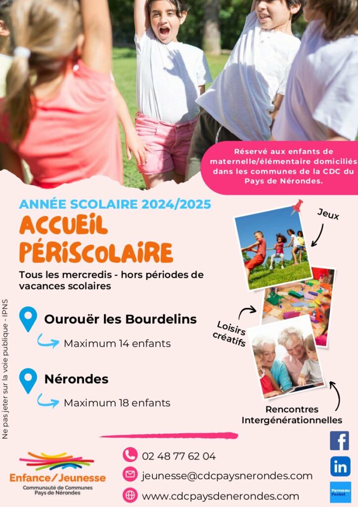 affiche accueil périscolaire