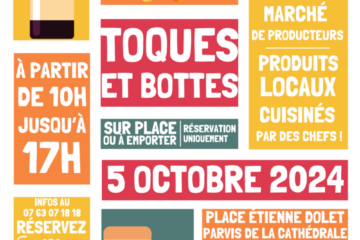 Affiche du marché de producteurs à Bourges