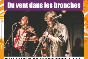 affiche concert du vent dans les bronches