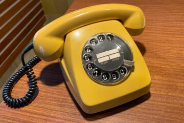 photo de téléphone à cadran