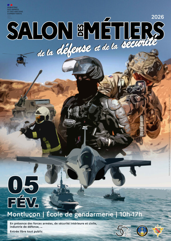 affiche salon des métiers de la défense et de la sécurité