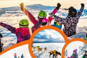 photo enfants à la montagne