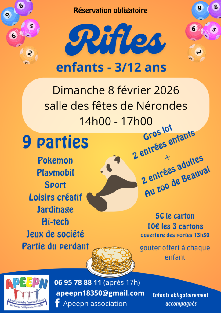 affiche des rifles de l'apeepn