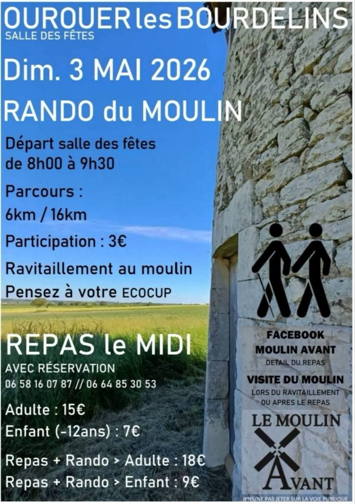 affiche rando du moulin