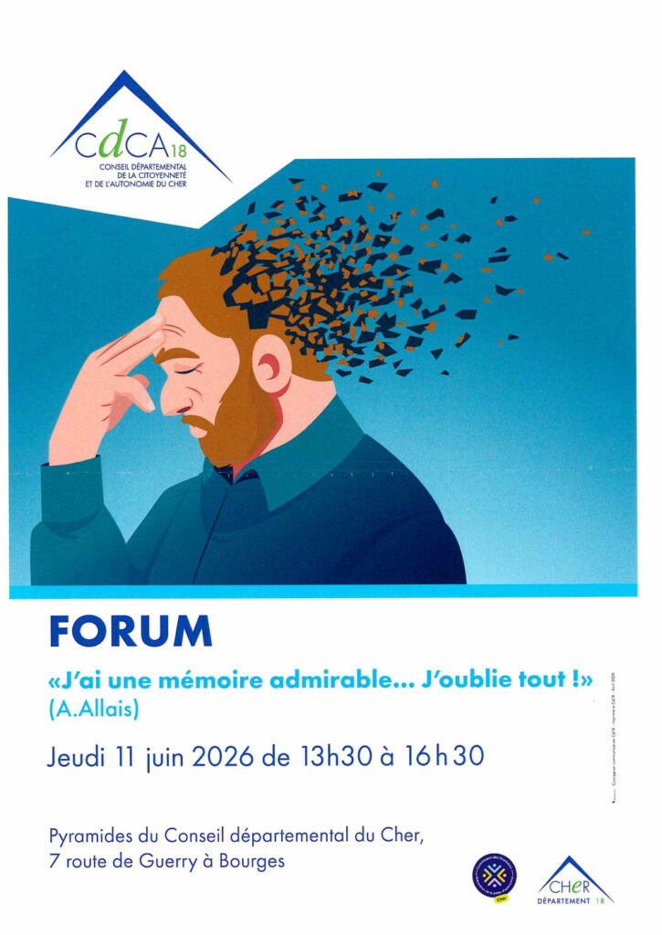 affiche Forum "j'ai une mémoire admirable... j'oublie tout !"