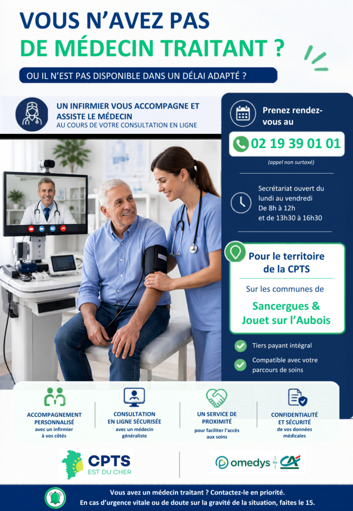 affiche télésecrétariat médical
