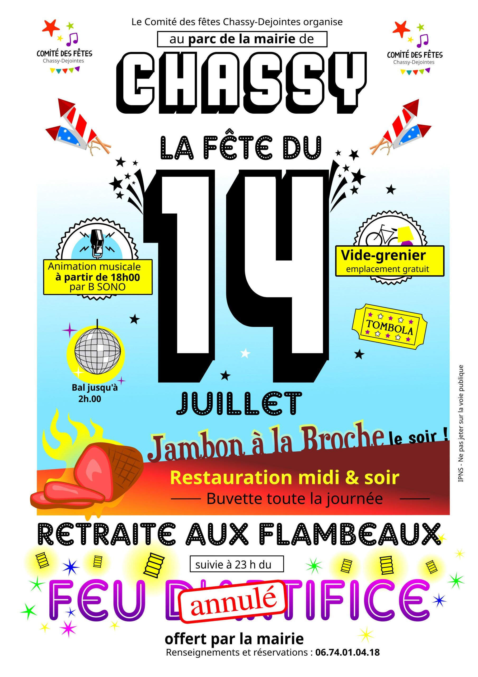 affiche 14 juillet à Chassy