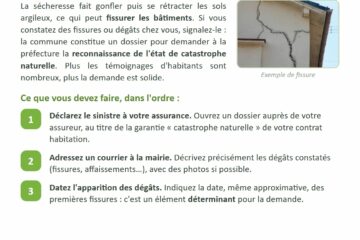 affiche sécheresse commune de chassy
