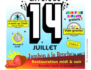 La fête du 14 juillet à Chassy