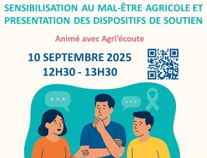 Webinaire autour de la prévention du mal-être en agriculture